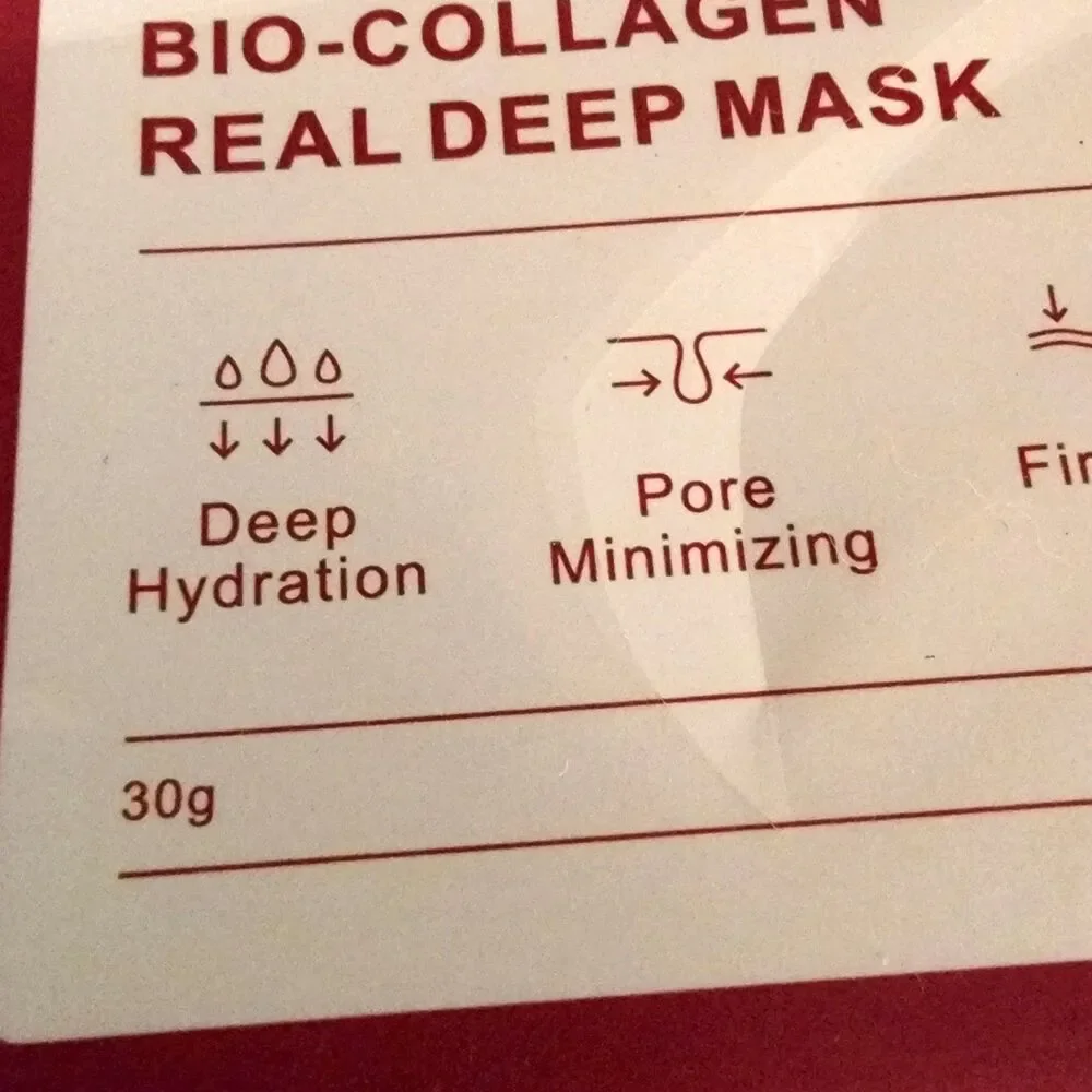 Bio-Deep Collagen Face Mask, Overnight Deeply Hydrate, Korean Beauty